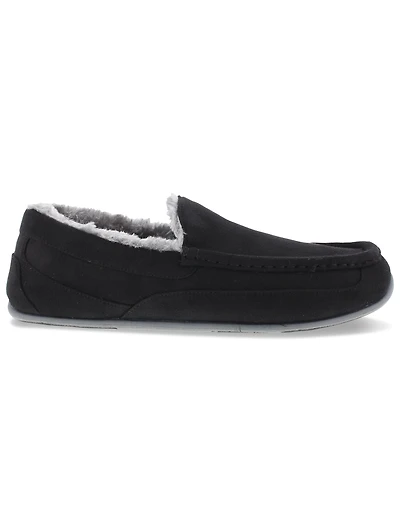 Spun Microsuede Moccasin Slippers