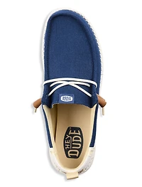 Wally Craft Linen Loafers