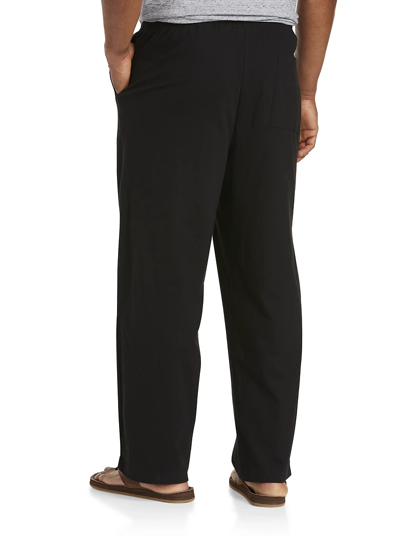 Open-Hemmed Jersey Pants