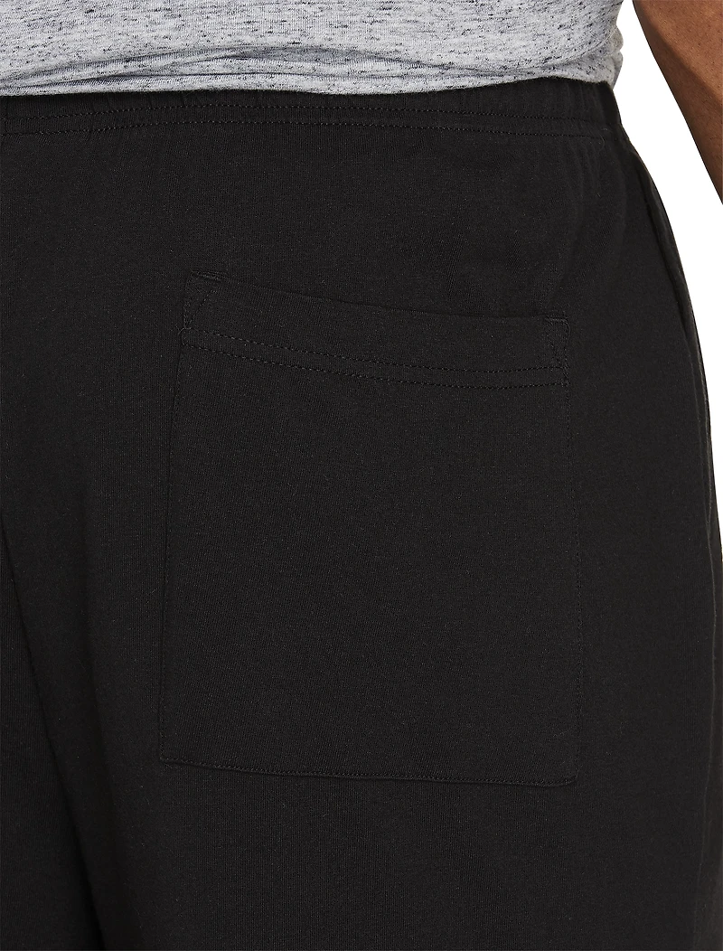 Open-Hemmed Jersey Pants