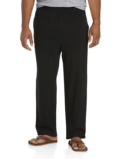 Open-Hemmed Jersey Pants