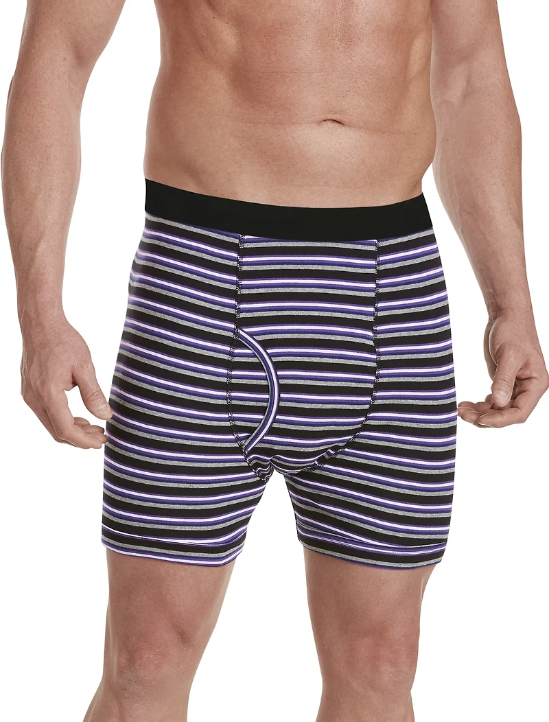 3-Pk Printed 4 Inch Boxer Briefs