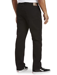 Black Athletic-Fit Stretch Jeans