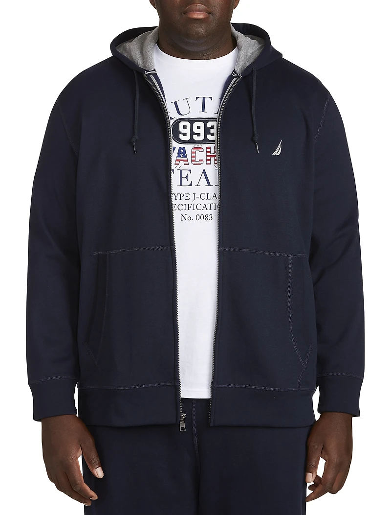 Full-Zip Fleece Hoodie