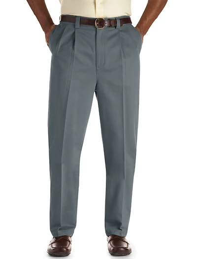 Stretch Pleated Pants