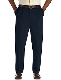 Stretch Pleated Pants