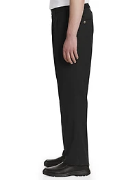 Waist-Relaxer Pleated Twill Pants