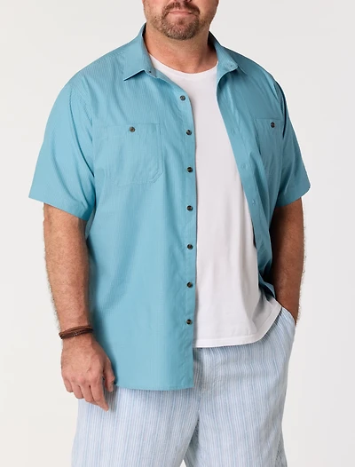 Textured Solid Sport Shirt