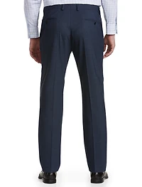 Performance Mélange Flat-Front Suit Pants