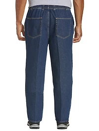 Full-Elastic Waist Jeans