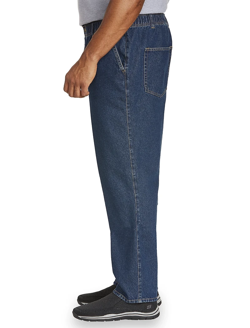 Full-Elastic Waist Jeans