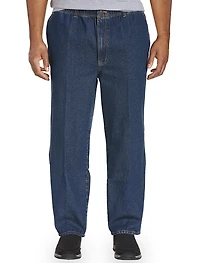 Full-Elastic Waist Jeans