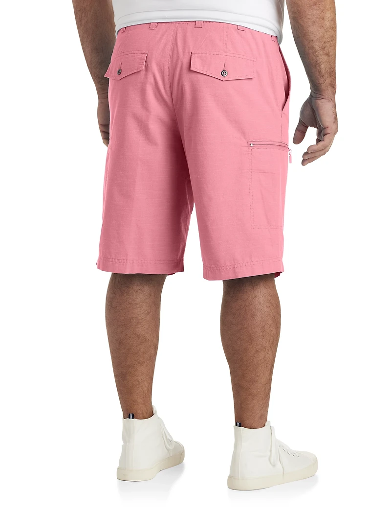 Hidden Zipper Cargo Shorts
