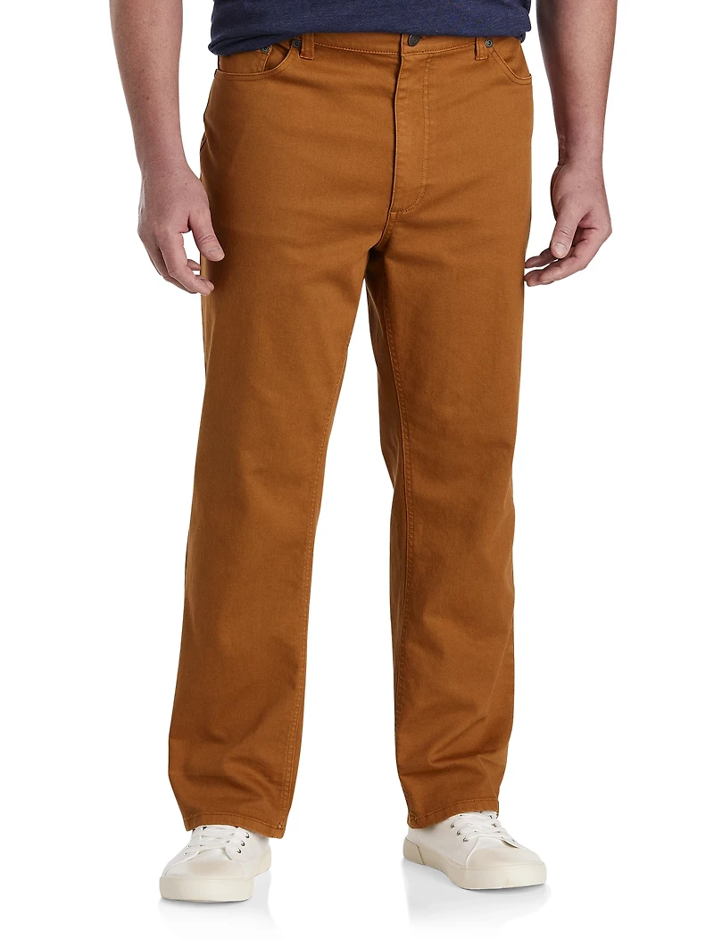 Garment Dyed Stretch Twill Pants