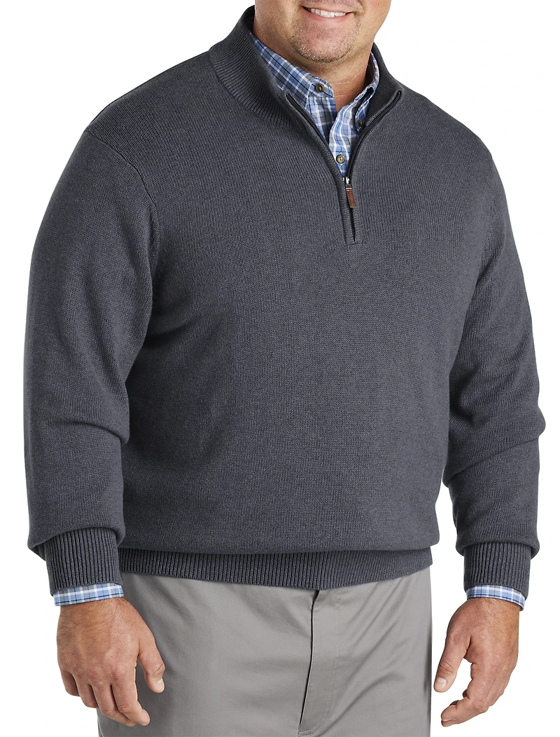 Marled 1/4-Zip Sweater