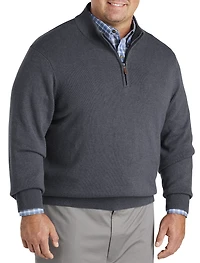Marled 1/4-Zip Sweater