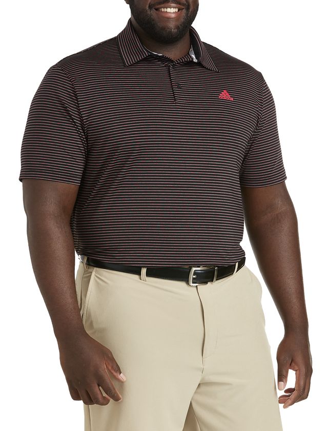 Marled Stripe Golf Polo Shirt
