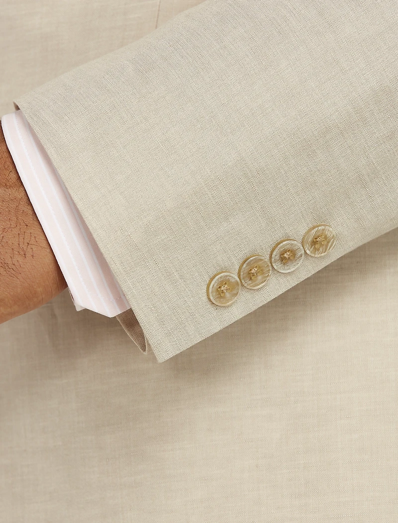 Jacket-Relaxer Linen-Blend Suit Jacket