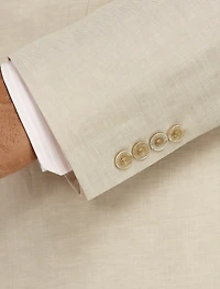 Jacket-Relaxer Linen-Blend Suit Jacket