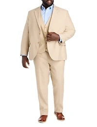 Linen-Blend Suit Pants