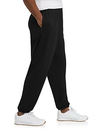 Performance Jersey Elastic-Hem Tech Pants