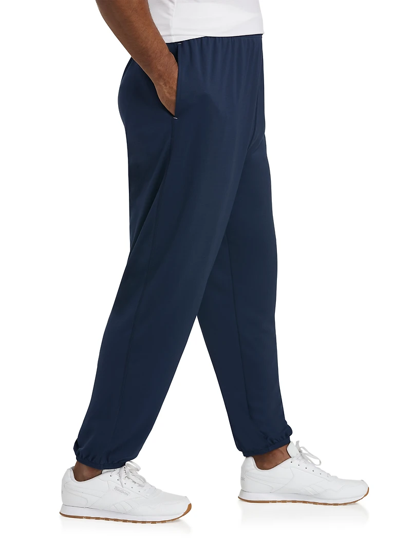 Performance Jersey Elastic-Hem Tech Pants