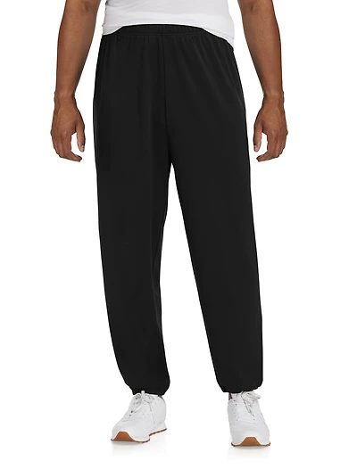Performance Jersey Elastic-Hem Tech Pants