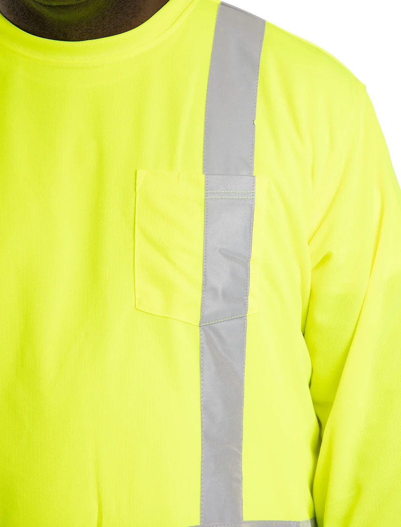 Hi-Visibility Performance Long-Sleeve T-Shirt