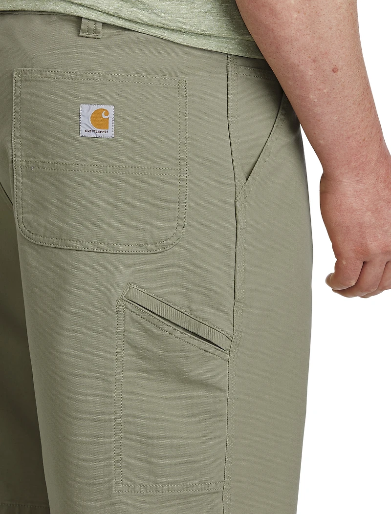 Rugged Flex Relaxed-Fit Canvas Cargo Shorts
