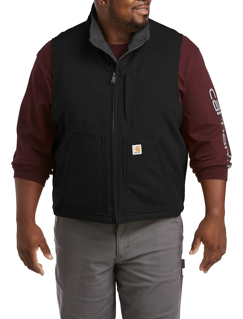 Loose Fit Washed Duck Vest