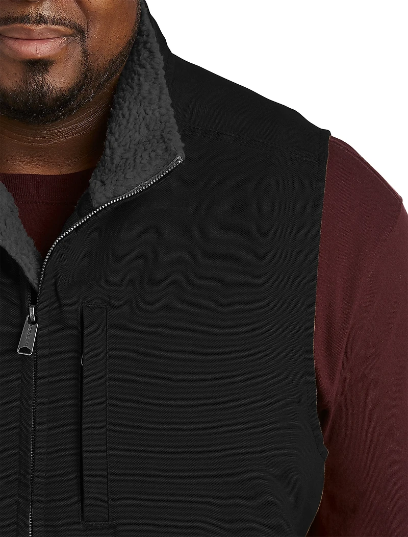 Loose Fit Washed Duck Vest