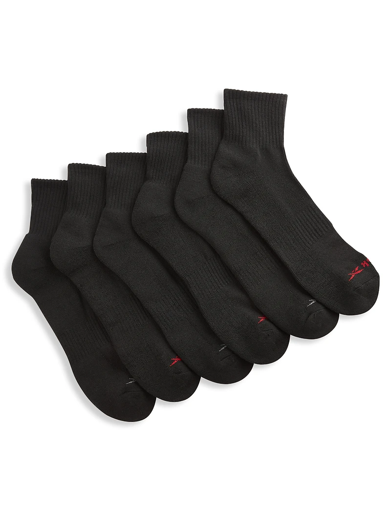Vector 6-pk Quarter-Top Socks