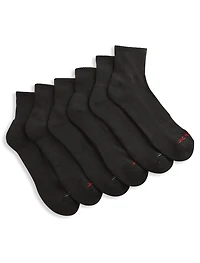 Vector 6-pk Quarter-Top Socks