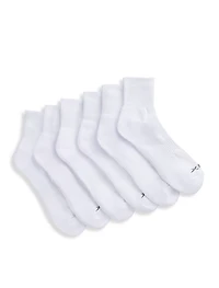 Vector 6-pk Quarter-Top Socks