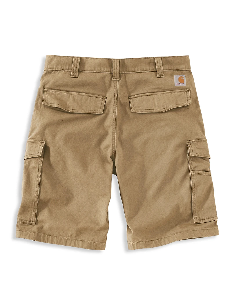 Relaxed-Fit Canvas Cargo Shorts