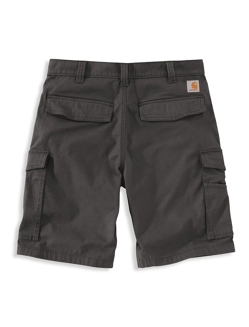 Relaxed-Fit Canvas Cargo Shorts