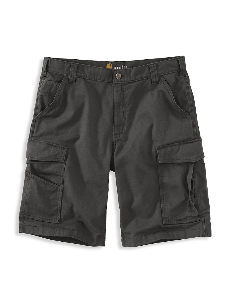 Relaxed-Fit Canvas Cargo Shorts