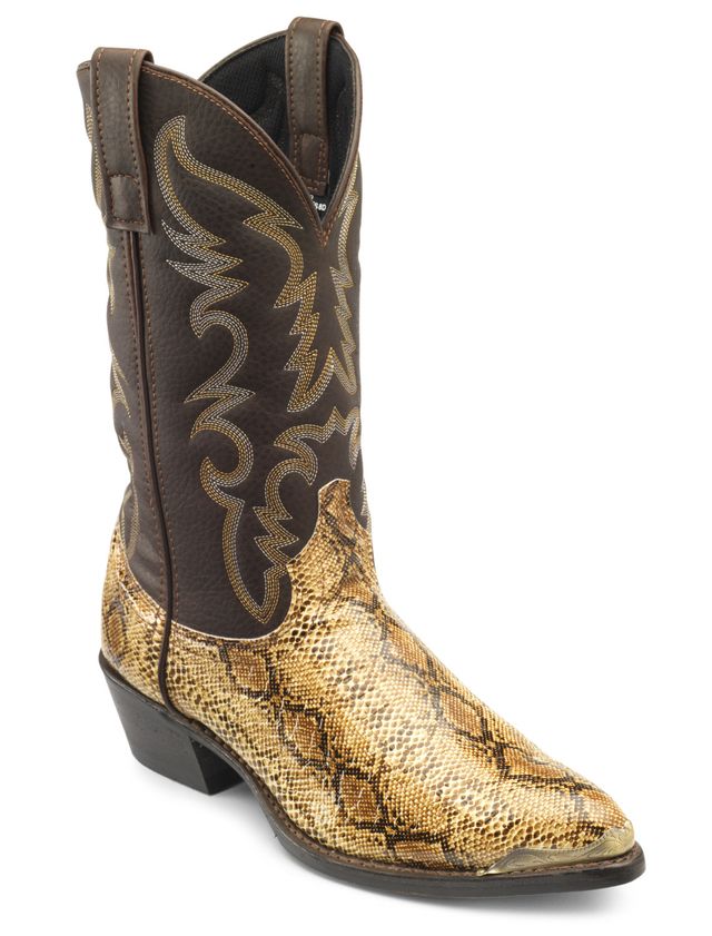Snake Print Western Boots