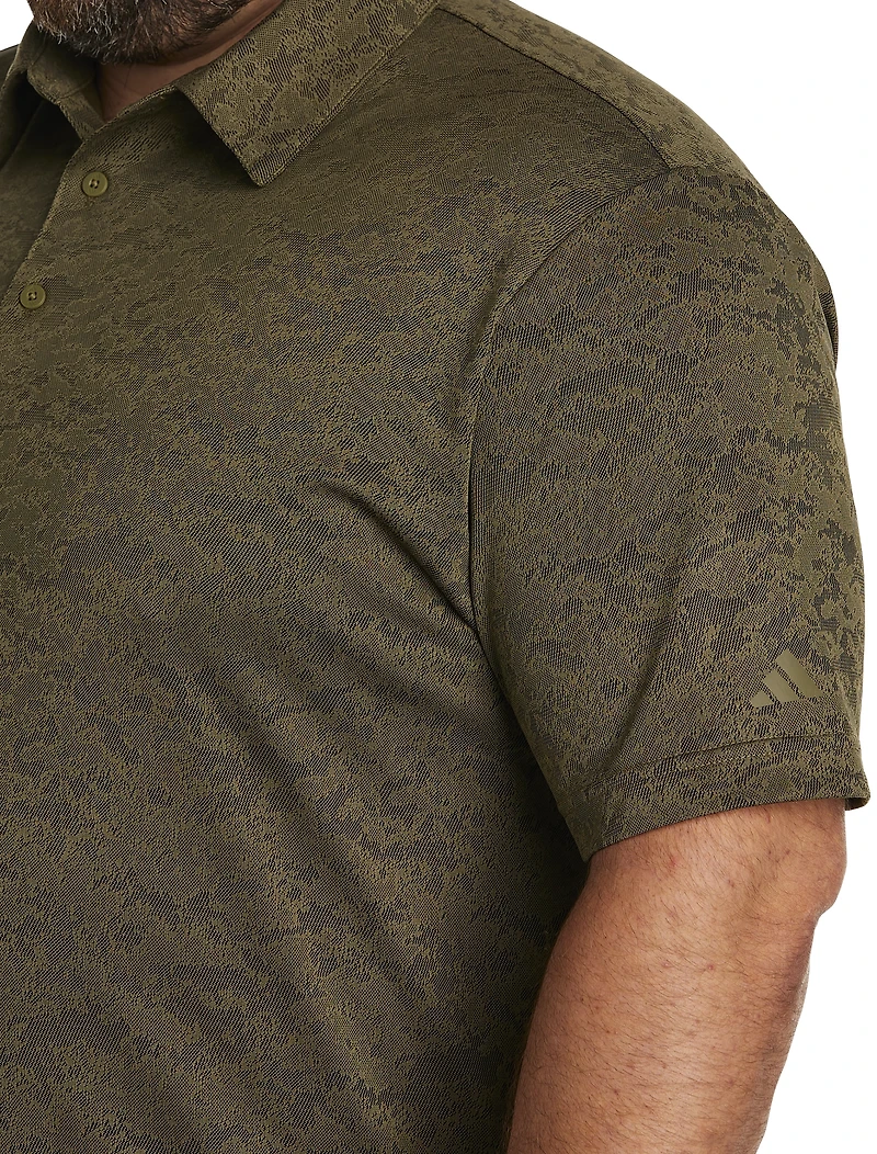 Textured Jacquard Polo Shirt