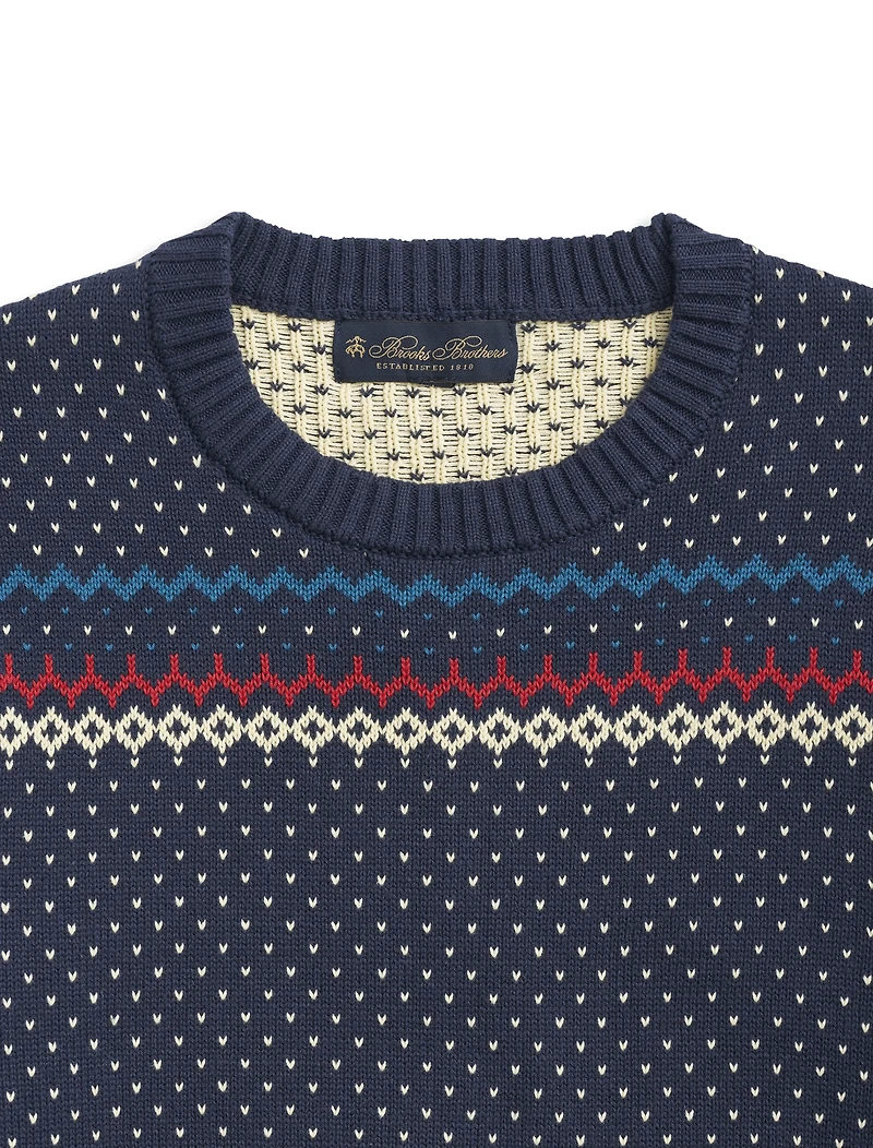 Snowflake Crewneck Sweater