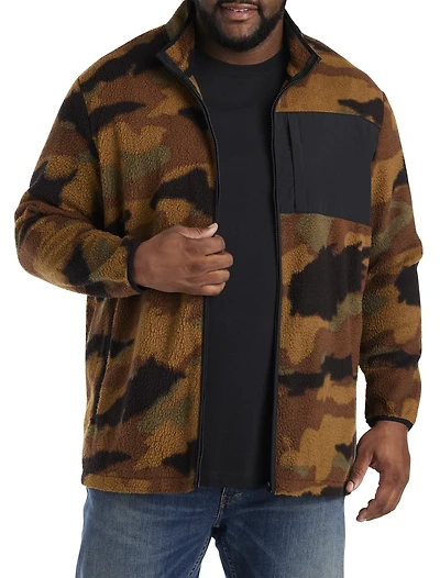 Elevation Superfleece Camo Zip-Up Jacket