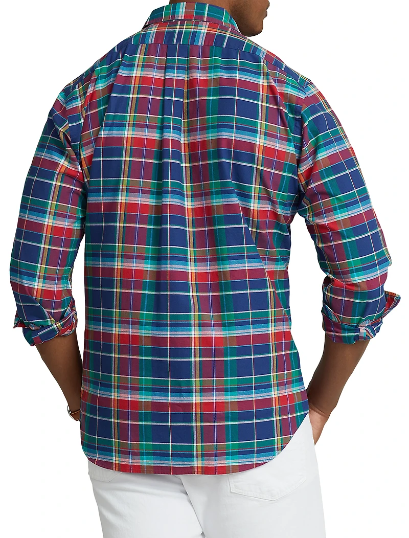 Plaid Oxford Sport Shirt