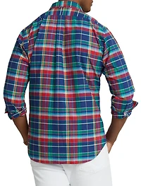 Plaid Oxford Sport Shirt