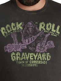 Rock and Roll Graveyard Graphic Tee