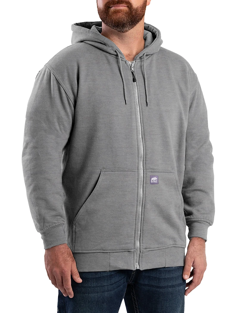 Thermal-Lined Full-Zip Hoodie