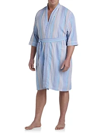 Sun Dazed Seersucker Striped Robe