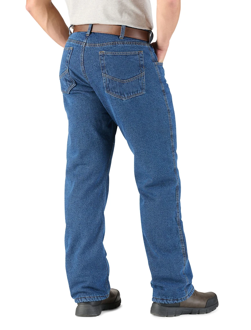 Flex Relaxed Fit Fleece-Lined Dungarees