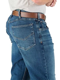 Flex Relaxed-Fit Bootcut Dungarees