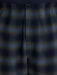 Summit Mountain Plaid Flannel Pajama Set
