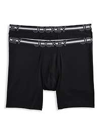 2-pk Stability Pouch Microfiber Boxer Briefs